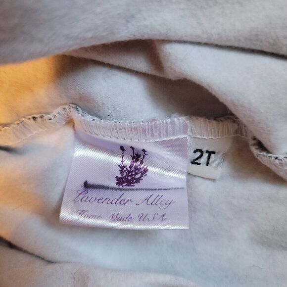 Lavender Alley Ruffle Lined Dress Size 2T - Picture 4 of 4